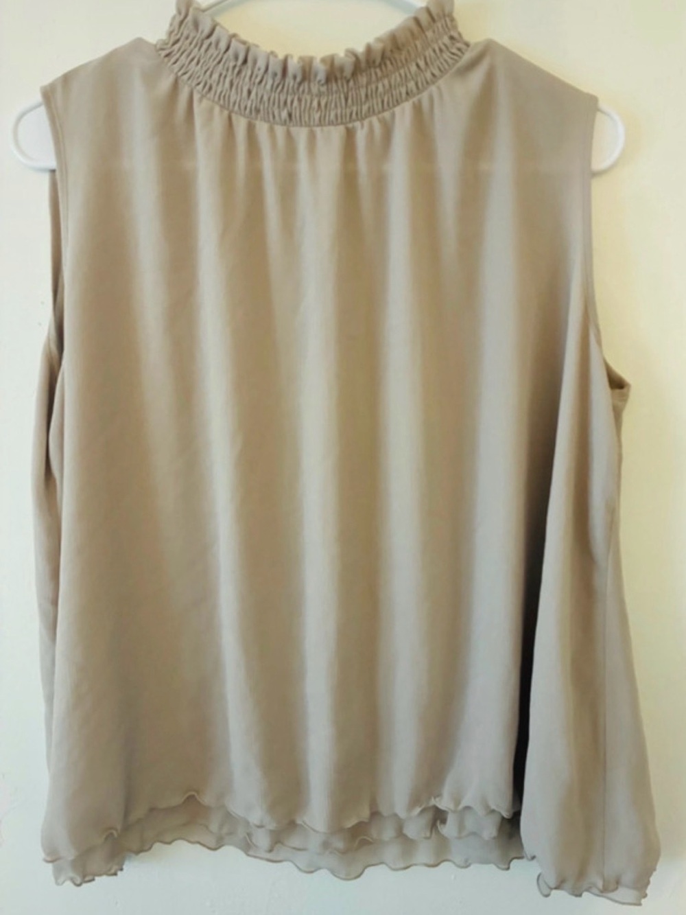 Banner Barrett Neck Sleeveless Blouse